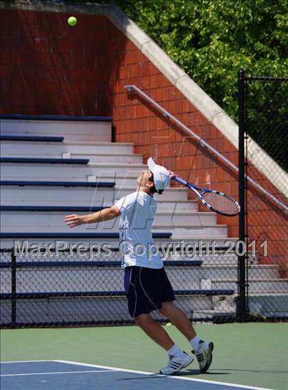 Thumbnail 1 in NYSPHSAA Boys Tennis Championships (Finals) photogallery.