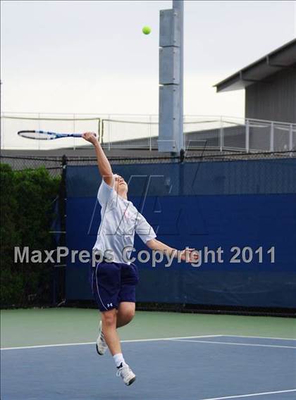 Thumbnail 1 in NYSPHSAA Boys Tennis Championships (Finals) photogallery.