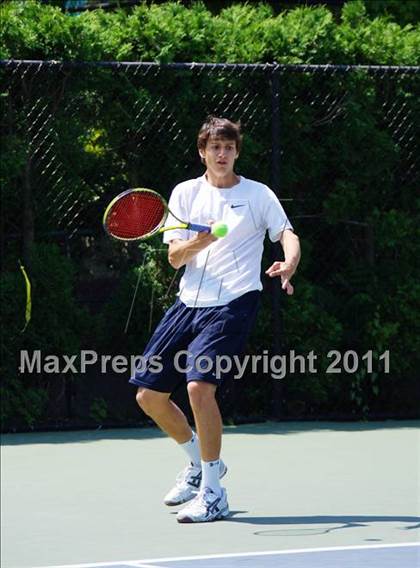 Thumbnail 1 in NYSPHSAA Boys Tennis Championships (Finals) photogallery.
