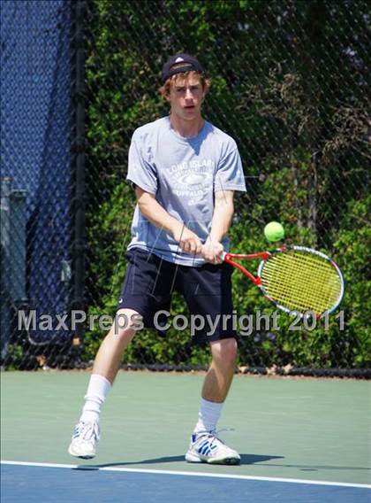 Thumbnail 2 in NYSPHSAA Boys Tennis Championships (Finals) photogallery.