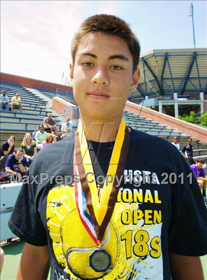 Thumbnail 2 in NYSPHSAA Boys Tennis Championships (Finals) photogallery.