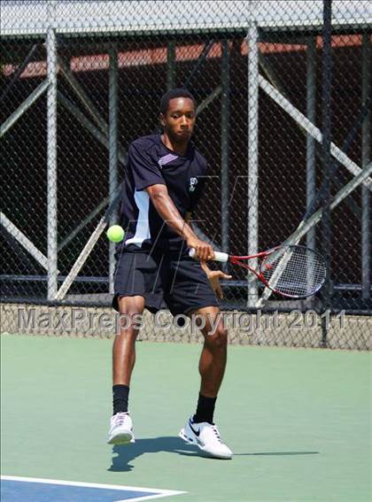 Thumbnail 1 in NYSPHSAA Boys Tennis Championships (Finals) photogallery.