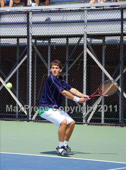 Thumbnail 1 in NYSPHSAA Boys Tennis Championships (Finals) photogallery.