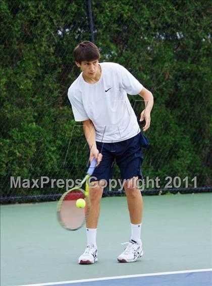 Thumbnail 1 in NYSPHSAA Boys Tennis Championships (Finals) photogallery.