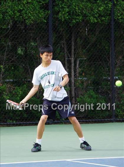 Thumbnail 1 in NYSPHSAA Boys Tennis Championships (Finals) photogallery.