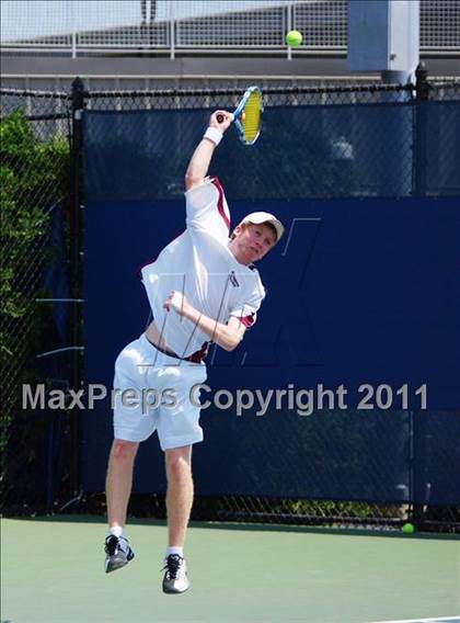Thumbnail 1 in NYSPHSAA Boys Tennis Championships (Finals) photogallery.