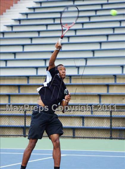 Thumbnail 2 in NYSPHSAA Boys Tennis Championships (Finals) photogallery.