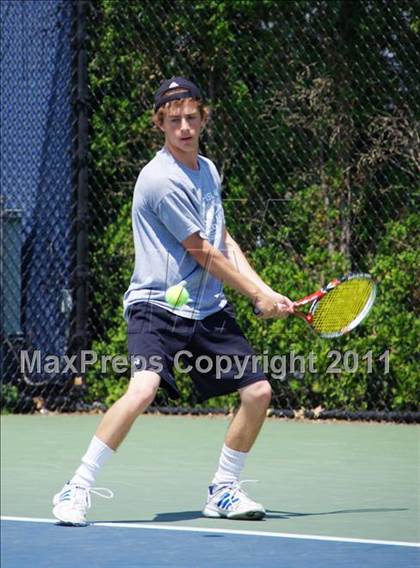 Thumbnail 1 in NYSPHSAA Boys Tennis Championships (Finals) photogallery.