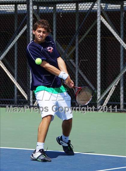 Thumbnail 1 in NYSPHSAA Boys Tennis Championships (Finals) photogallery.