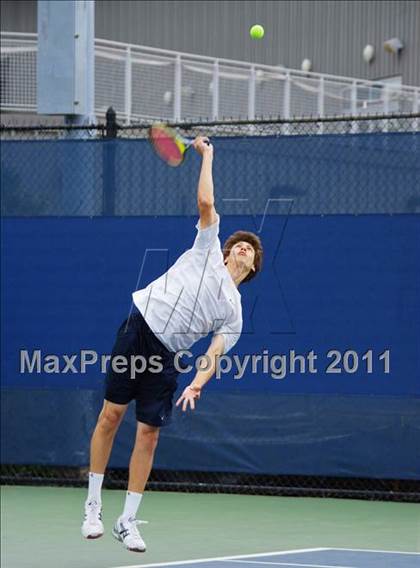 Thumbnail 2 in NYSPHSAA Boys Tennis Championships (Finals) photogallery.