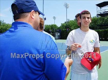 Thumbnail 1 in NYSPHSAA Boys Tennis Championships (Finals) photogallery.