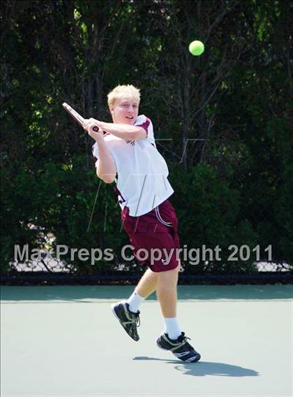 Thumbnail 1 in NYSPHSAA Boys Tennis Championships (Finals) photogallery.