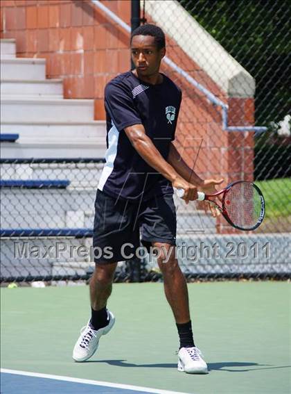 Thumbnail 1 in NYSPHSAA Boys Tennis Championships (Finals) photogallery.