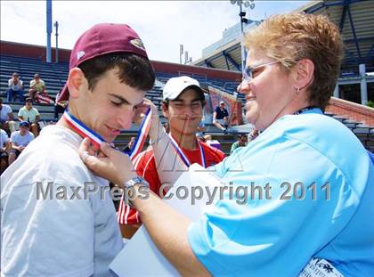 Thumbnail 1 in NYSPHSAA Boys Tennis Championships (Finals) photogallery.