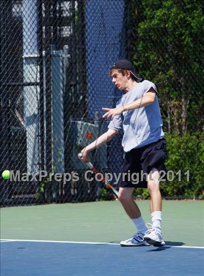 Thumbnail 1 in NYSPHSAA Boys Tennis Championships (Finals) photogallery.