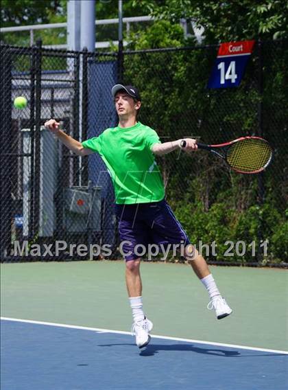 Thumbnail 2 in NYSPHSAA Boys Tennis Championships (Finals) photogallery.