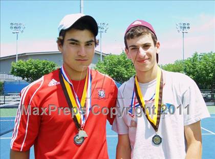 Thumbnail 1 in NYSPHSAA Boys Tennis Championships (Finals) photogallery.