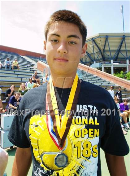 Thumbnail 1 in NYSPHSAA Boys Tennis Championships (Finals) photogallery.