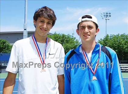 Thumbnail 1 in NYSPHSAA Boys Tennis Championships (Finals) photogallery.