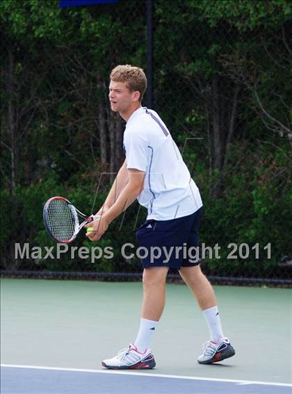 Thumbnail 2 in NYSPHSAA Boys Tennis Championships (Finals) photogallery.