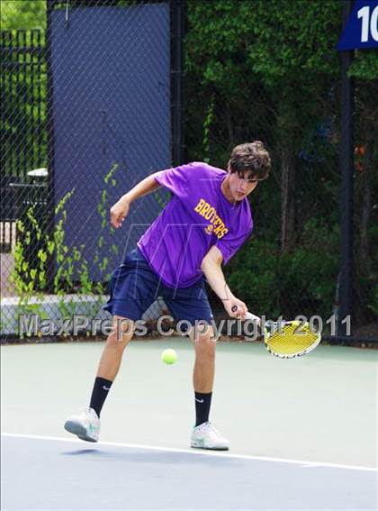 Thumbnail 1 in NYSPHSAA Boys Tennis Championships (Finals) photogallery.