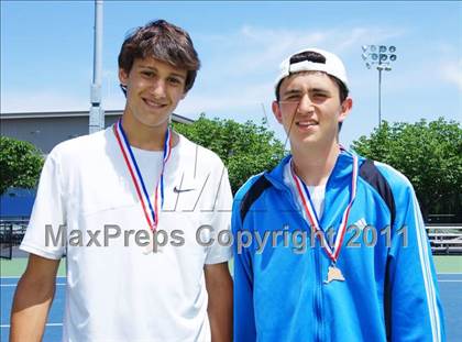 Thumbnail 2 in NYSPHSAA Boys Tennis Championships (Finals) photogallery.