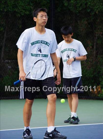 Thumbnail 2 in NYSPHSAA Boys Tennis Championships (Finals) photogallery.