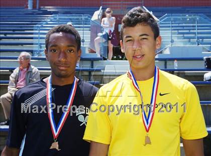 Thumbnail 1 in NYSPHSAA Boys Tennis Championships (Finals) photogallery.