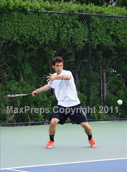 Thumbnail 1 in NYSPHSAA Boys Tennis Championships (Finals) photogallery.