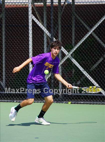 Thumbnail 1 in NYSPHSAA Boys Tennis Championships (Finals) photogallery.