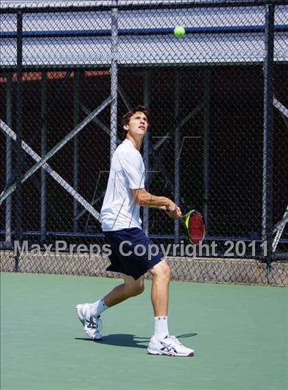 Thumbnail 1 in NYSPHSAA Boys Tennis Championships (Finals) photogallery.