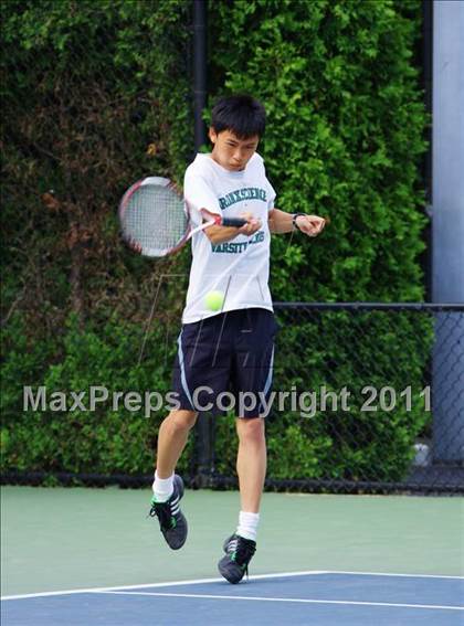 Thumbnail 1 in NYSPHSAA Boys Tennis Championships (Finals) photogallery.