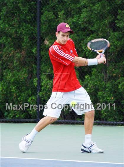 Thumbnail 1 in NYSPHSAA Boys Tennis Championships (Finals) photogallery.