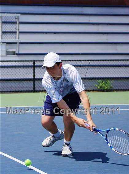 Thumbnail 1 in NYSPHSAA Boys Tennis Championships (Finals) photogallery.
