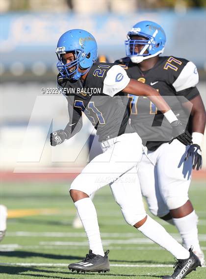Thumbnail 2 in Crenshaw vs. Wilson (CIF LAC D3 Final) photogallery.