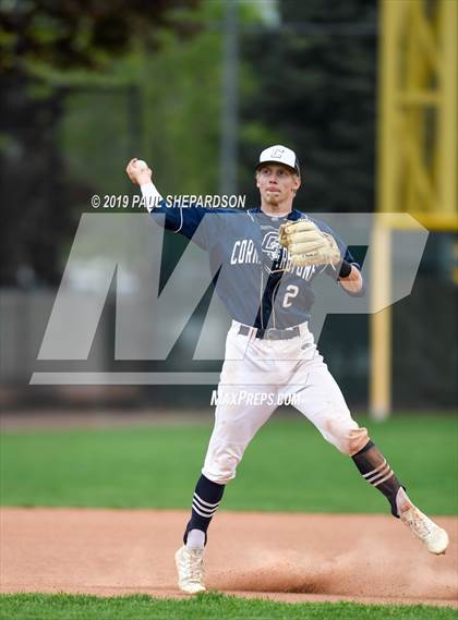Thumbnail 3 in Cornerstone Christian Academy vs. Nucla (CHSAA 1A Final) photogallery.
