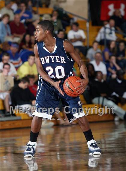 Thumbnail 2 in Christ School vs. Dwyer (City of Palms Classic) photogallery.