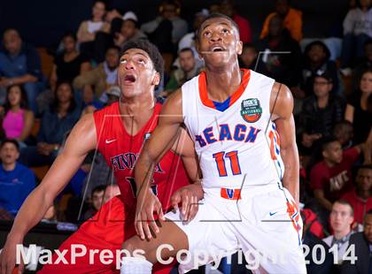 Thumbnail 3 in Rainier Beach vs. Findlay Prep (Dick's Sporting Goods National Tournament) photogallery.