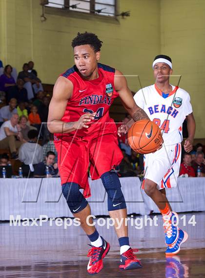 Thumbnail 2 in Rainier Beach vs. Findlay Prep (Dick's Sporting Goods National Tournament) photogallery.