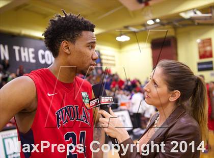 Thumbnail 3 in Rainier Beach vs. Findlay Prep (Dick's Sporting Goods National Tournament) photogallery.