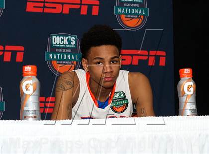 Thumbnail 3 in Rainier Beach vs. Findlay Prep (Dick's Sporting Goods National Tournament) photogallery.