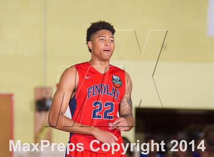 Thumbnail 2 in Rainier Beach vs. Findlay Prep (Dick's Sporting Goods National Tournament) photogallery.