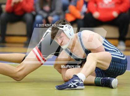 Thumbnail 2 in Romeo vs. Dakota vs. Anchor Bay vs. Stoney Creek (MHSAA Regional) photogallery.
