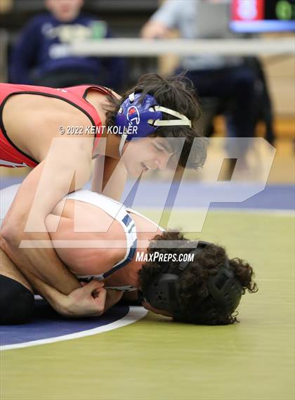 Thumbnail 2 in Romeo vs. Dakota vs. Anchor Bay vs. Stoney Creek (MHSAA Regional) photogallery.