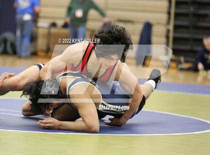 Thumbnail 2 in Romeo vs. Dakota vs. Anchor Bay vs. Stoney Creek (MHSAA Regional) photogallery.