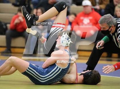 Thumbnail 3 in Romeo vs. Dakota vs. Anchor Bay vs. Stoney Creek (MHSAA Regional) photogallery.