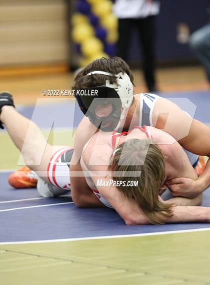 Thumbnail 2 in Romeo vs. Dakota vs. Anchor Bay vs. Stoney Creek (MHSAA Regional) photogallery.