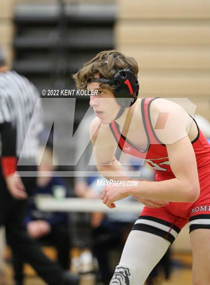 Thumbnail 2 in Romeo vs. Dakota vs. Anchor Bay vs. Stoney Creek (MHSAA Regional) photogallery.