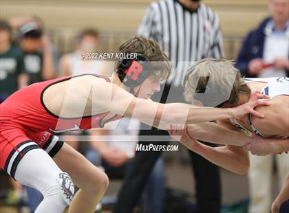 Thumbnail 1 in Romeo vs. Dakota vs. Anchor Bay vs. Stoney Creek (MHSAA Regional) photogallery.