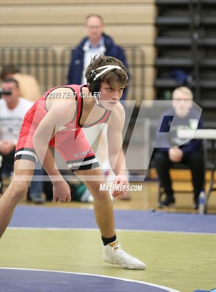 Thumbnail 3 in Romeo vs. Dakota vs. Anchor Bay vs. Stoney Creek (MHSAA Regional) photogallery.